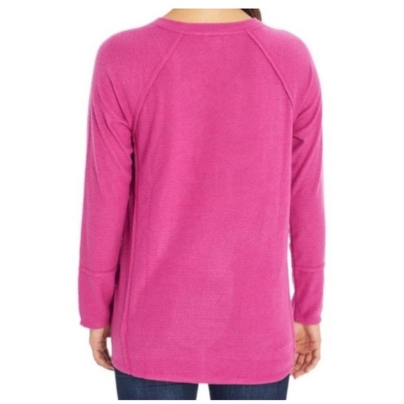 WILDFOX HALEY LONG SLEEVE V NECK PULLOVER TOP. SIZE LARGE - Picture 2 of 15